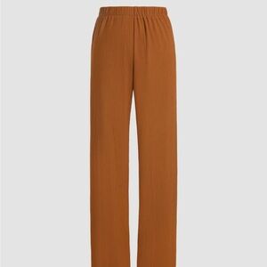 Cider Ribbed Caramel Brown Straight-Leg  High Rise Pants Size M Brand New w Tags